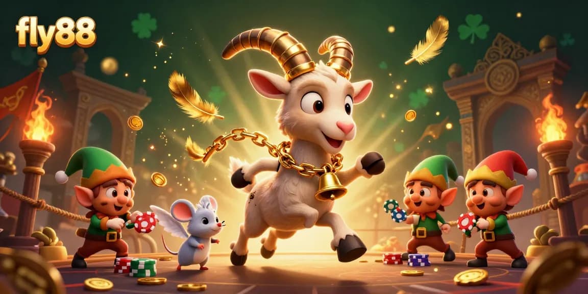 Experience the excitement at fly88 casino as Krampus and friends create a chaotic yet festive atmosphere