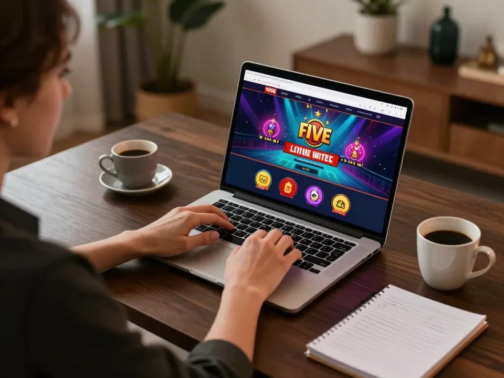 Engaging in live games on fly88mx with cozy home ambiance and strategy notes nearby.