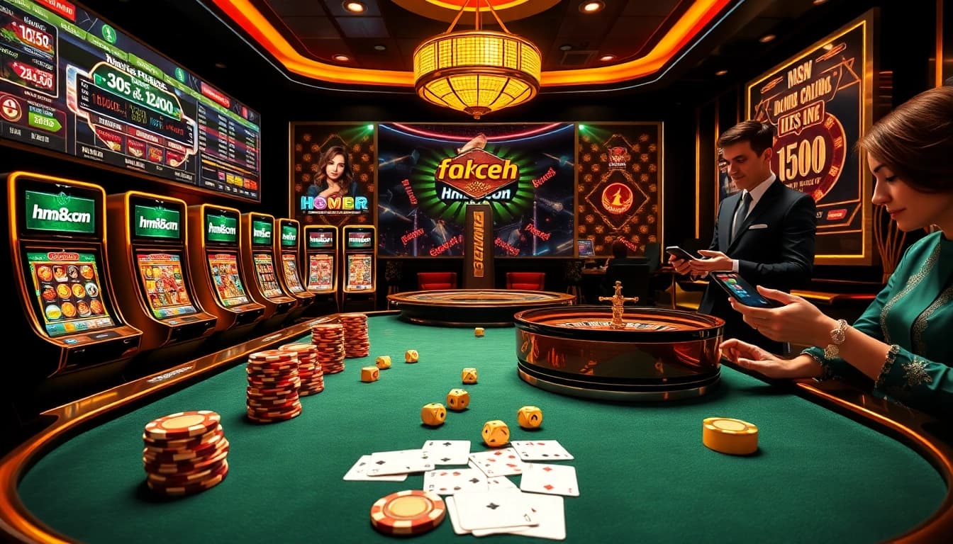 Engaging poker and roulette action featuring hm88.com’s advanced online betting interface