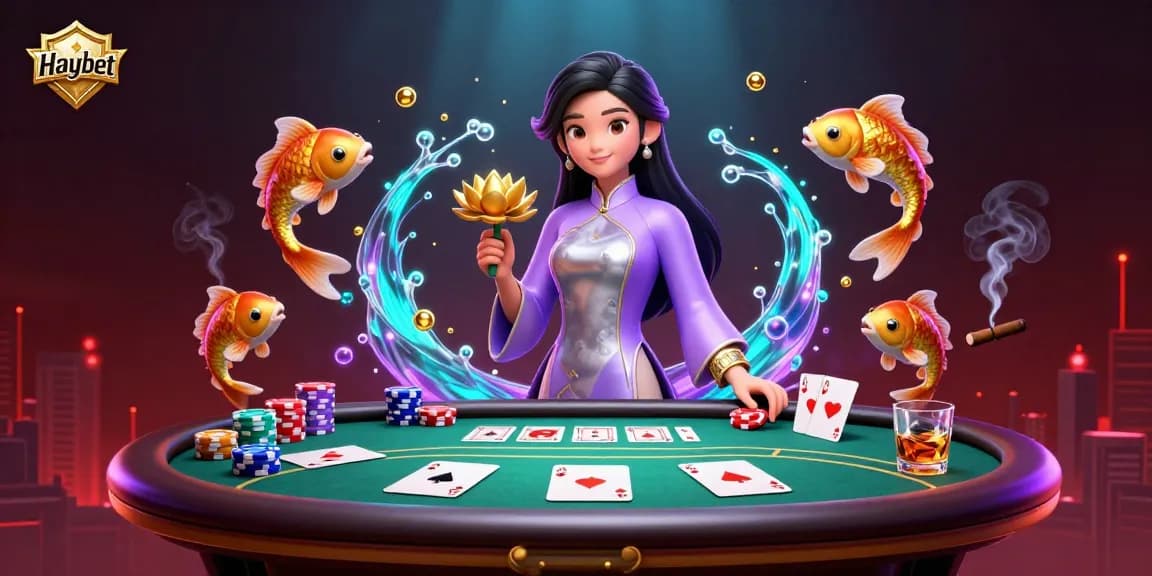 Experience thrilling poker action at Haybet with vibrant characters and dynamic gameplay elements.