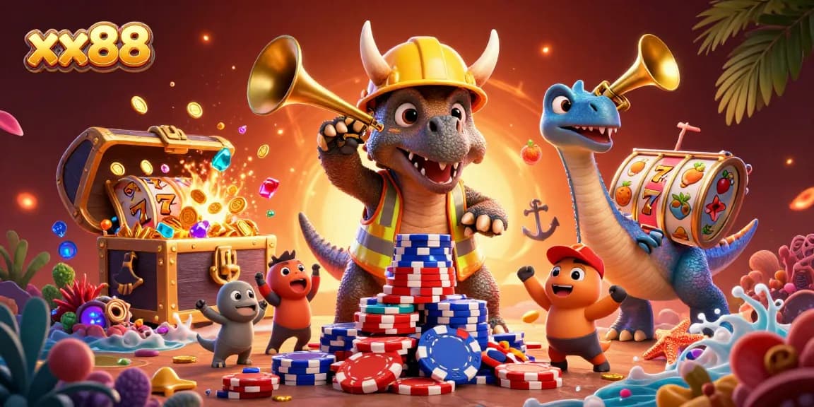 Engage in exhilarating gameplay at xx88 with vibrant gaming scenes and exciting rewards.