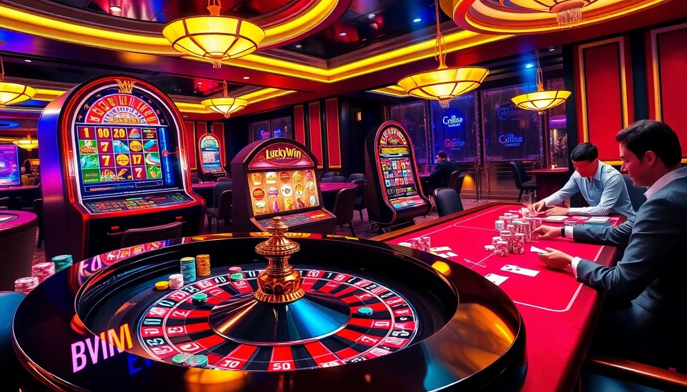 Experience the thrill of winning at LuckyWin with vibrant casino games and excitement.