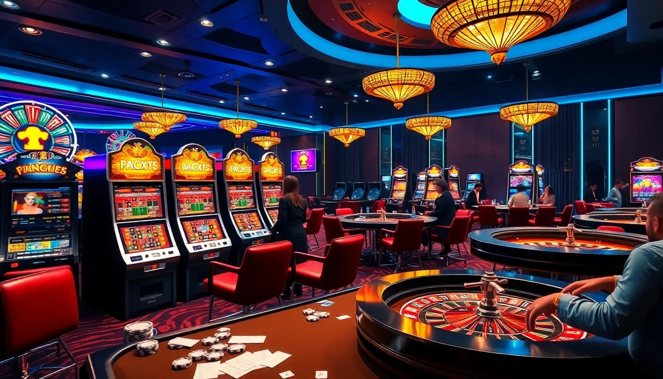 Jugadores entusiasmados disfrutando de la diversa experiencia de juego en la plataforma de casino en línea de BCBRL.