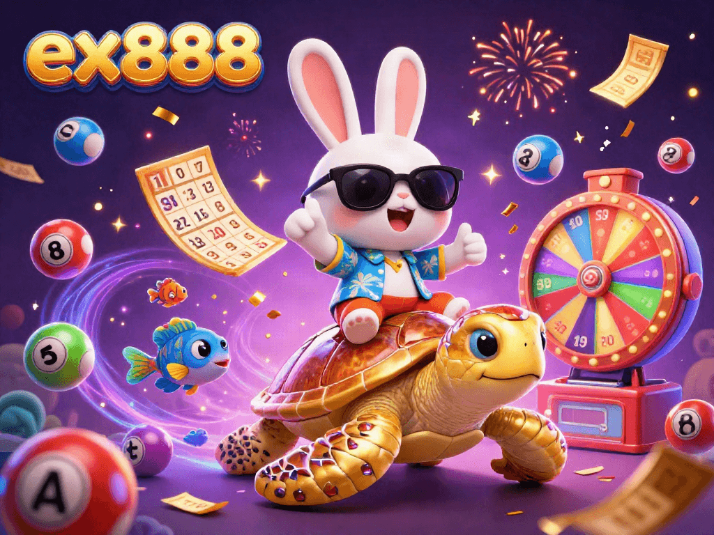 Play and win with ex888 in a vibrant casino world full of excitement and colorful rewards.