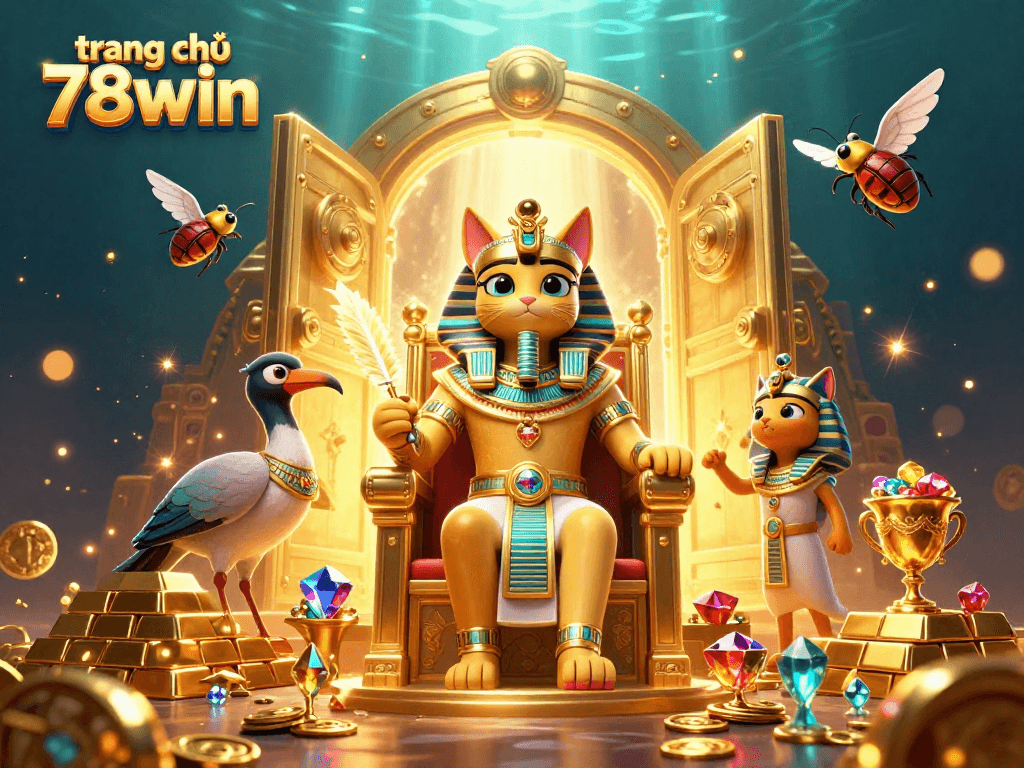 Experience thrilling wins at trang chủ 78win with vibrant casino adventure illustration.