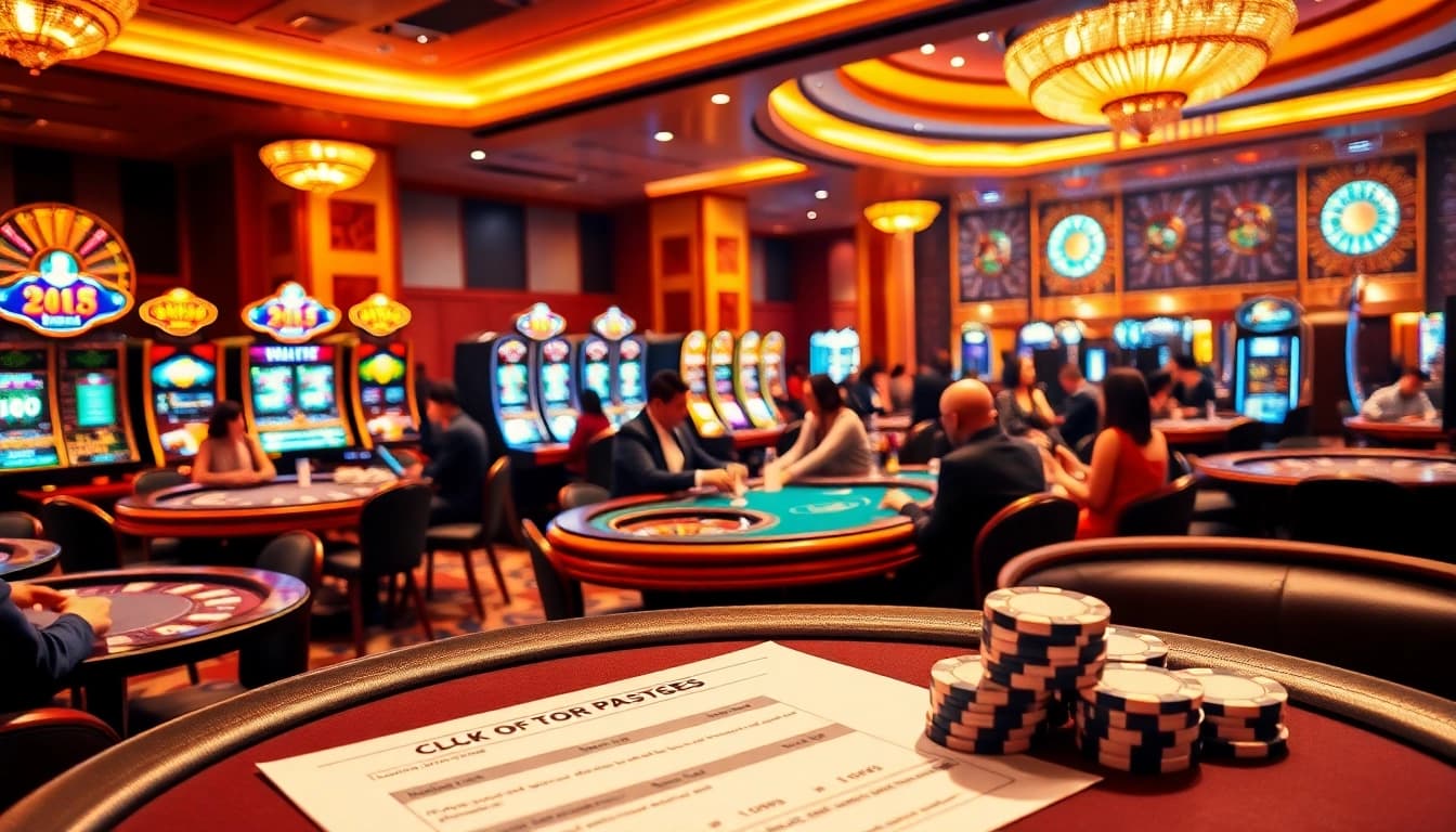 Engage in thrilling casino action at qh88 with vibrant tables, bright slots, and focused players.