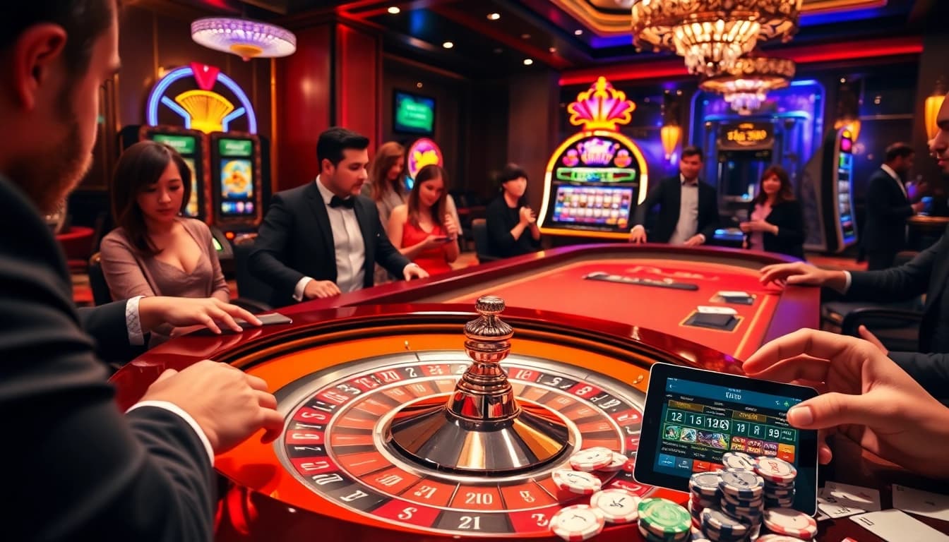 Players strategically engaging in table games at F 168 casino environment.