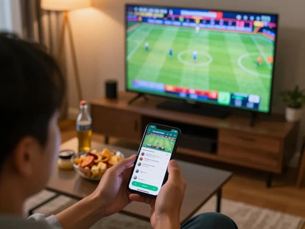 Placing strategic bets on the keonhacaii88 app while enjoying live sports in a cozy setting