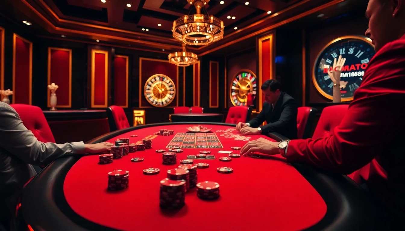 Experience high-stakes poker at km1888b with an elegant gaming atmosphere full of excitement.