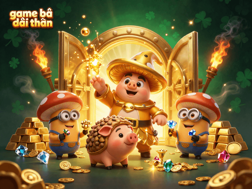 Experience the magic of game bài đổi thưởng with a powerful wizard and treasures galore.