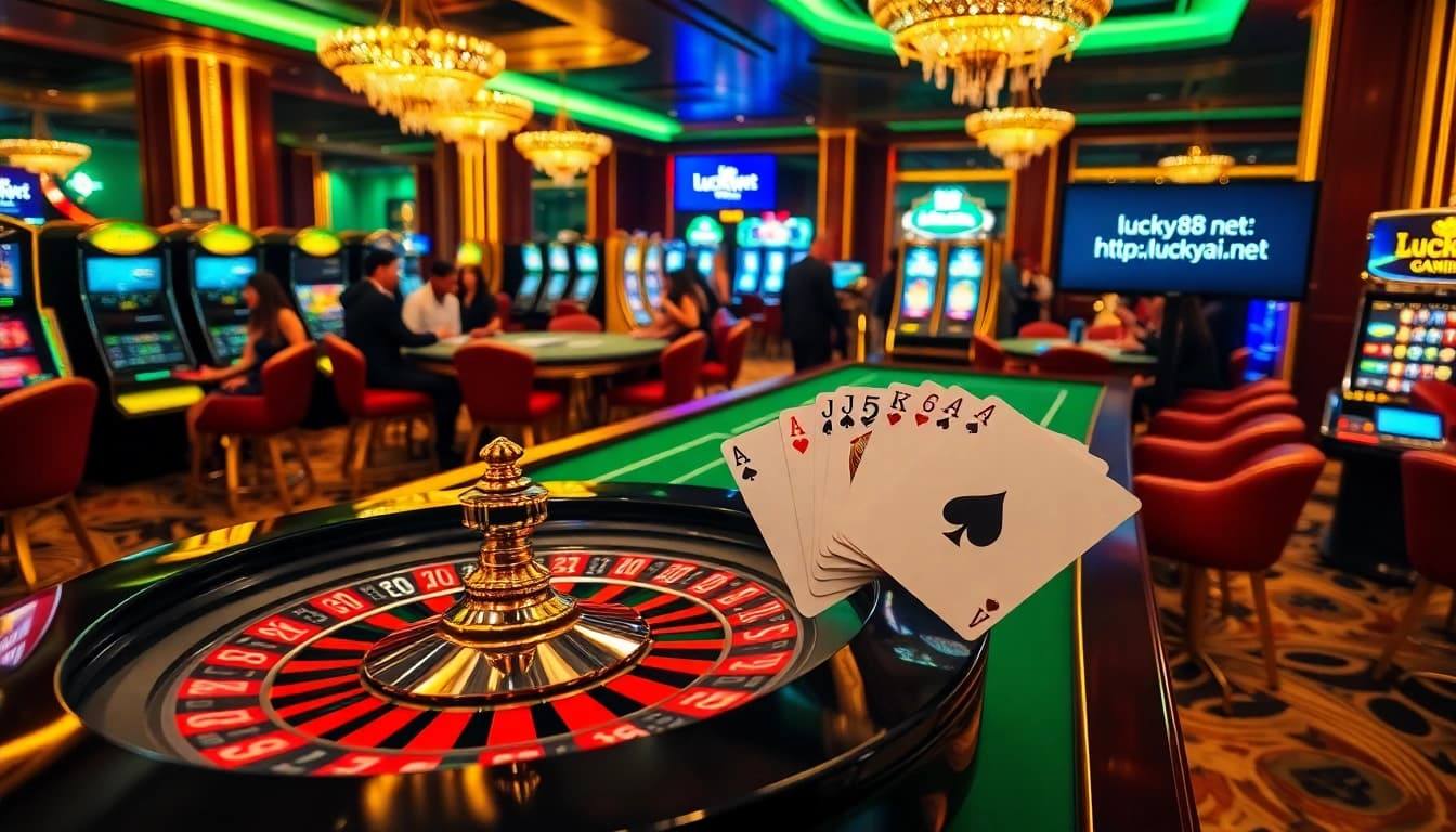 Betting at the tables and winning big on https://lucky88ai.net/ with vibrant casino games.