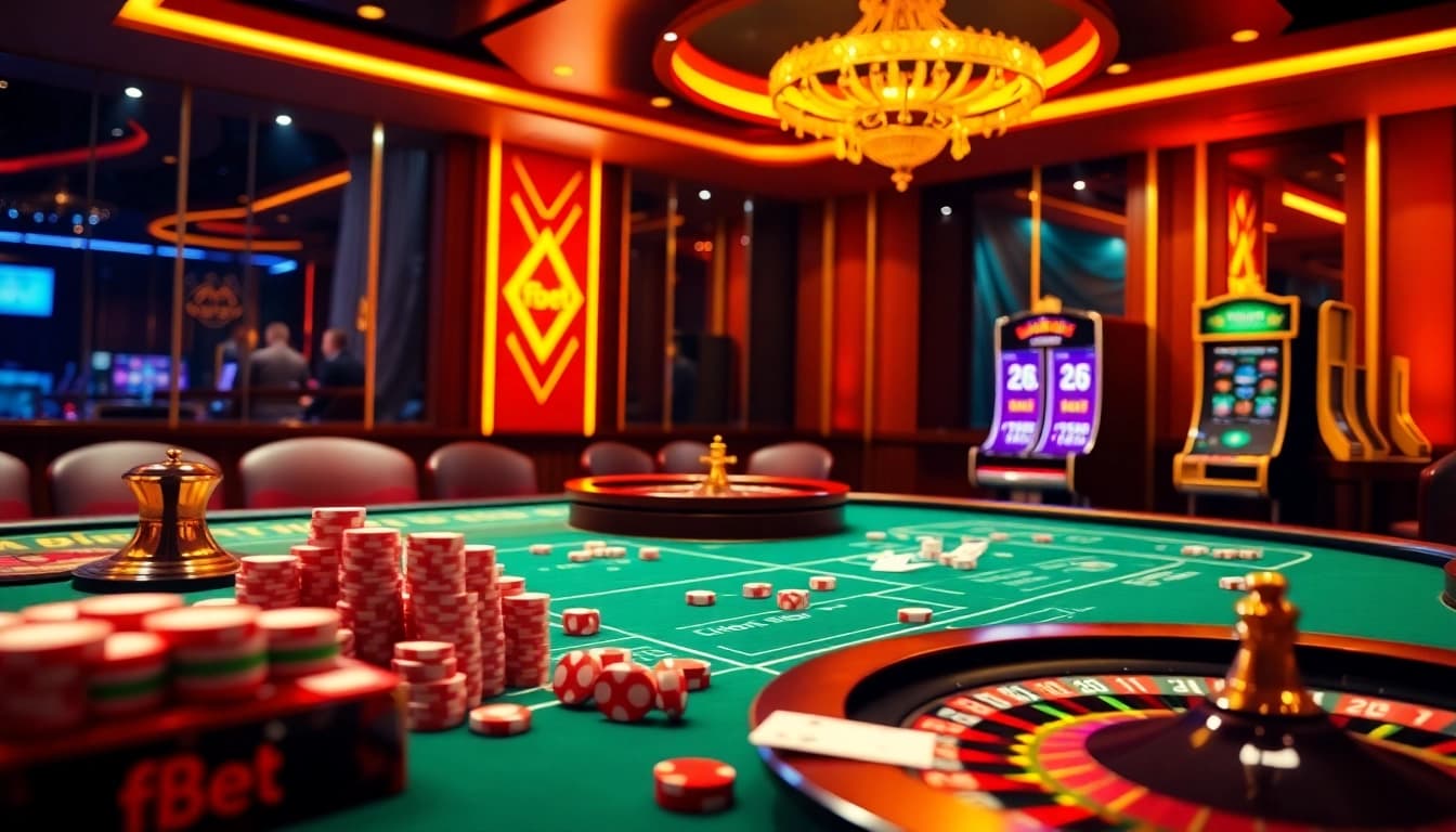 Experience thrilling online gambling at f8bet trang chủ with dynamic casino tables and engaging slot machines.