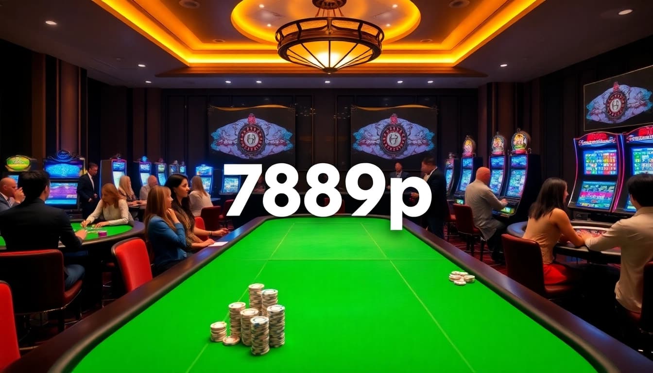 Experience thrilling gameplay at 789p with vibrant tables and engaging slot machines for all players.