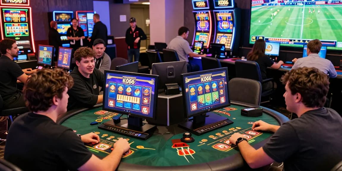 Engaging players experience on the KO66 platform, showcasing vibrant casino action and community.