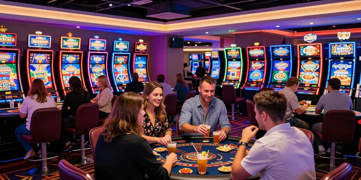 Players enjoying time at uk casinos not on gamstop with exciting atmosphere and vibrant gaming options.