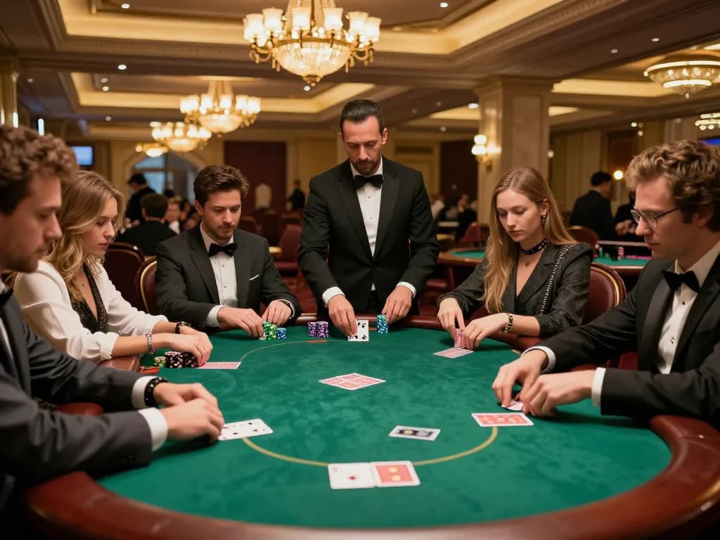 Experience the thrill of poker at Sun Win's sophisticated casino gaming area