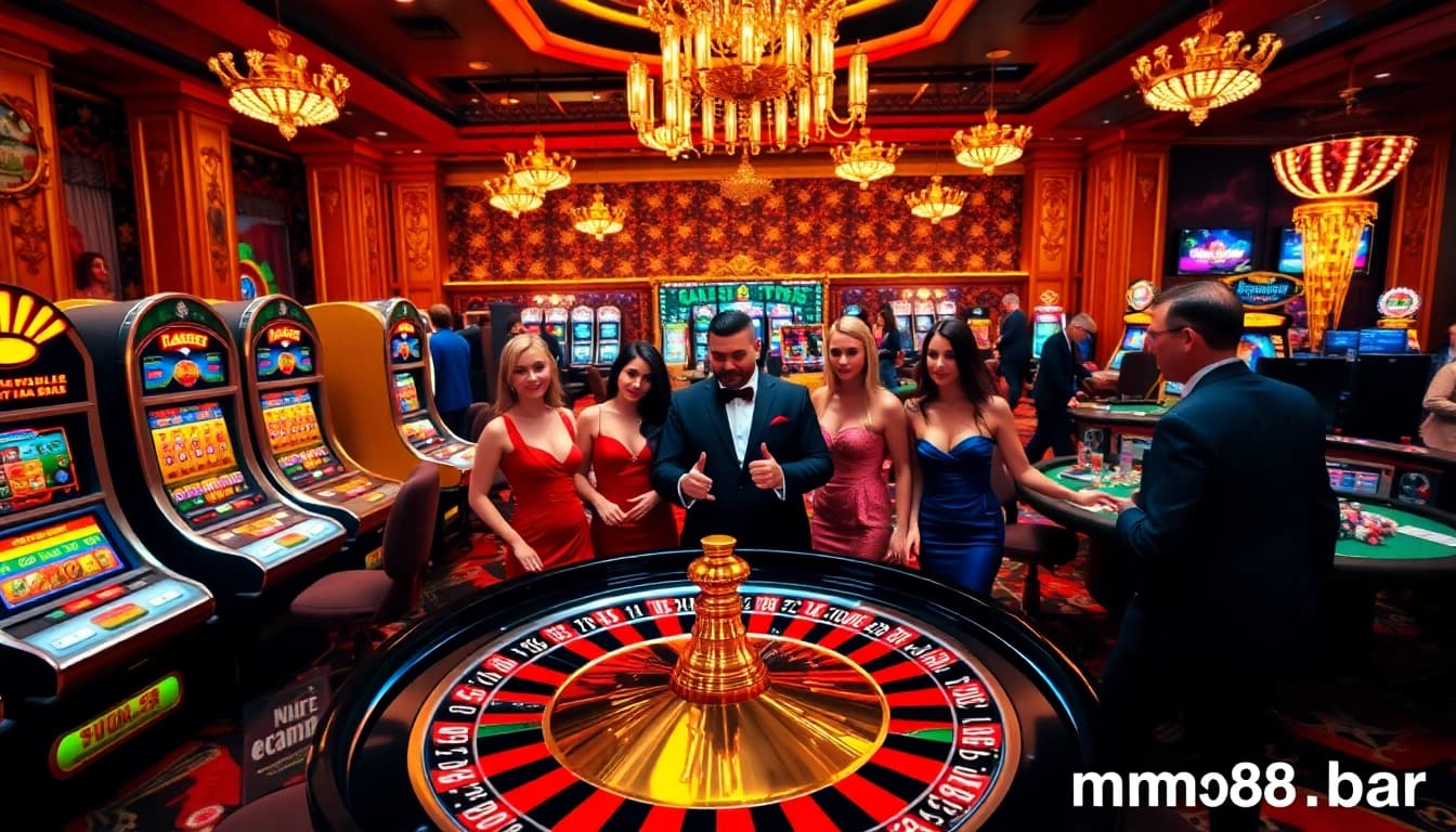 Experience thrilling gameplay at https://mm88.bar/ with a luxury casino atmosphere.
