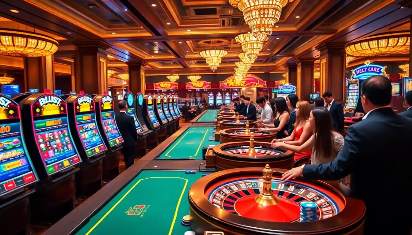 Experience thrilling gameplay at Bl555 with vibrant online casino tables and exciting slot machines.