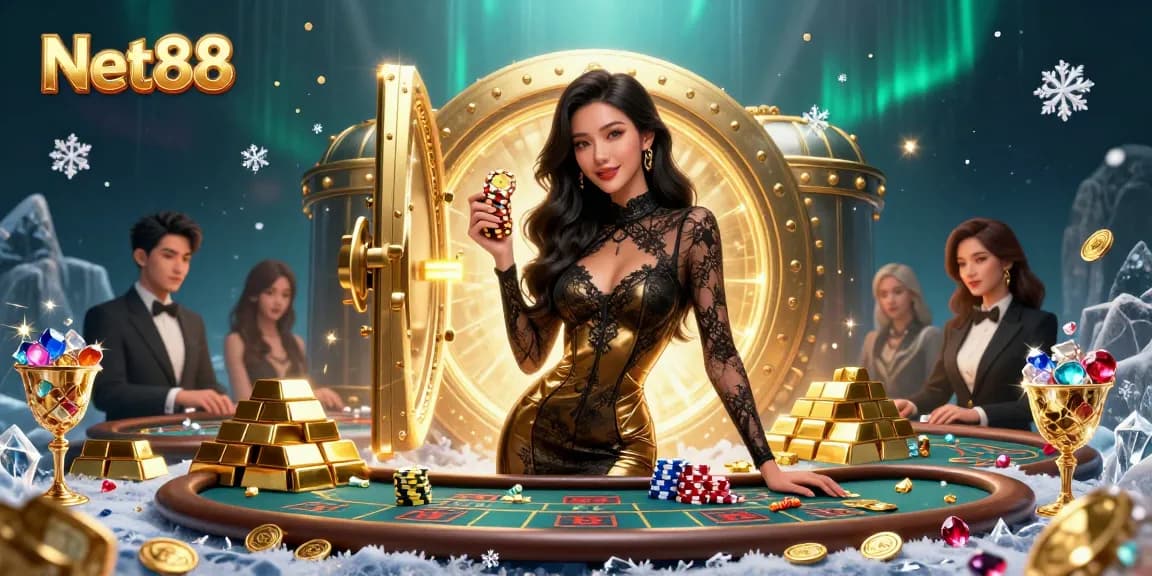 Play at Net88 with exclusive casino experiences and high-value chips in a luxurious setting.