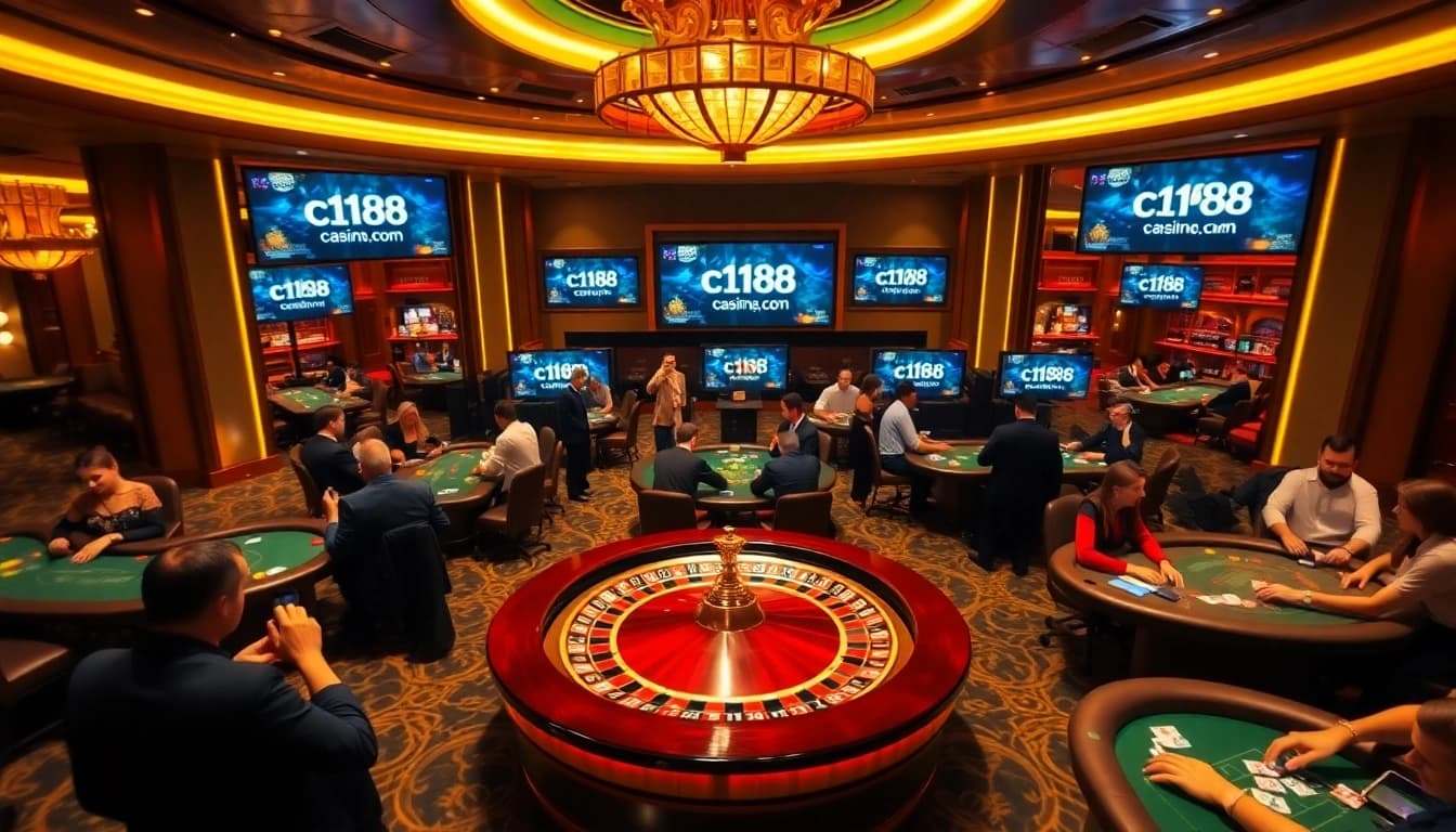 Experience the thrill of betting at c168.com with live casino tables and high-stakes action.