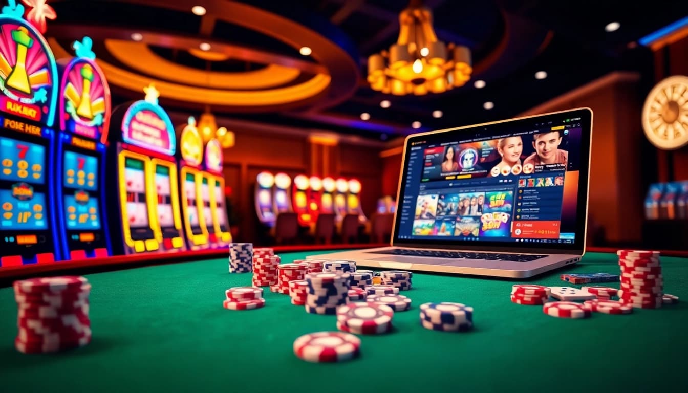 Experience thrilling moments at 600bet with slots and poker games in a vibrant casino setting.