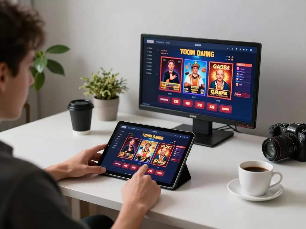 Engaging with GA88 online casino while enjoying a cozy home setup for responsible gaming