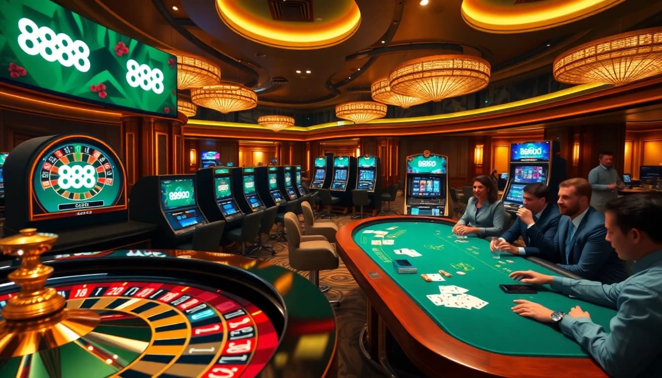 Vive una emocionante acción de juego en línea con 888jogo, que ofrece ruleta, tragamonedas y mesas de póker.