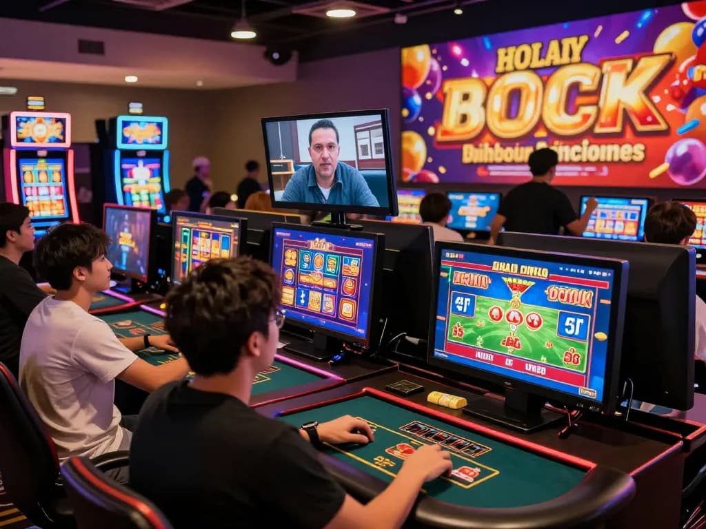 Dynamic online gaming experience at 32win with players engaging in casino games.