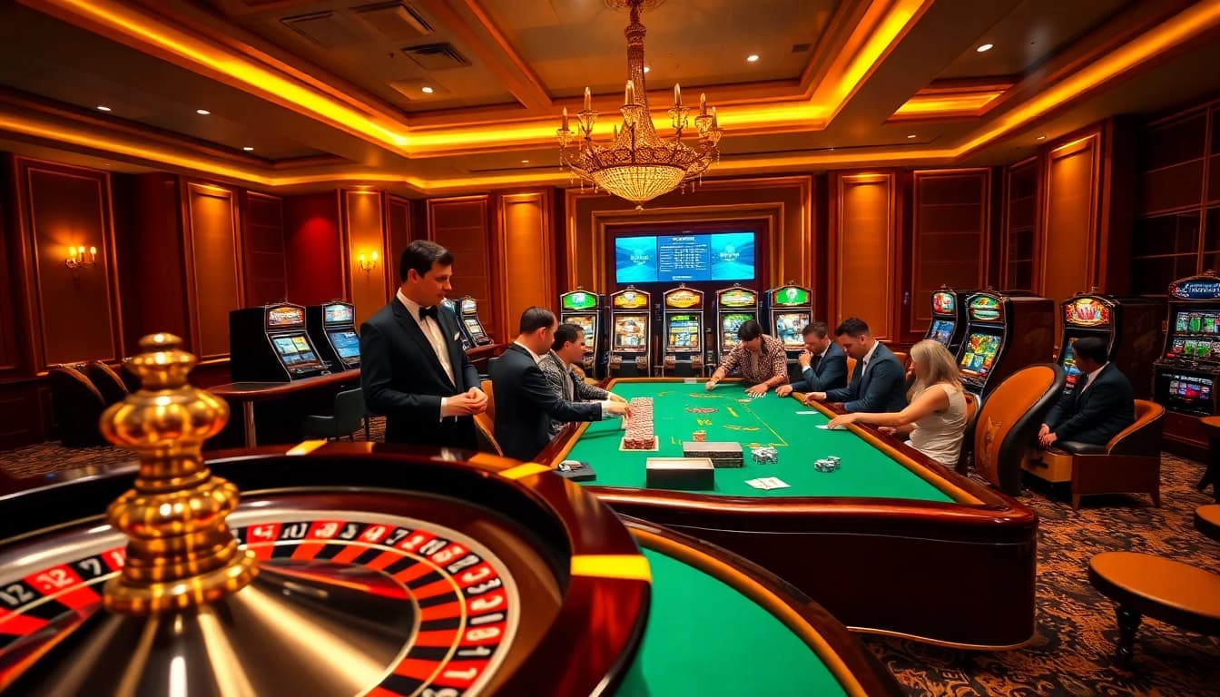 Experience thrilling gambling moments at https://kjc.football/ with an exquisite casino gaming atmosphere.