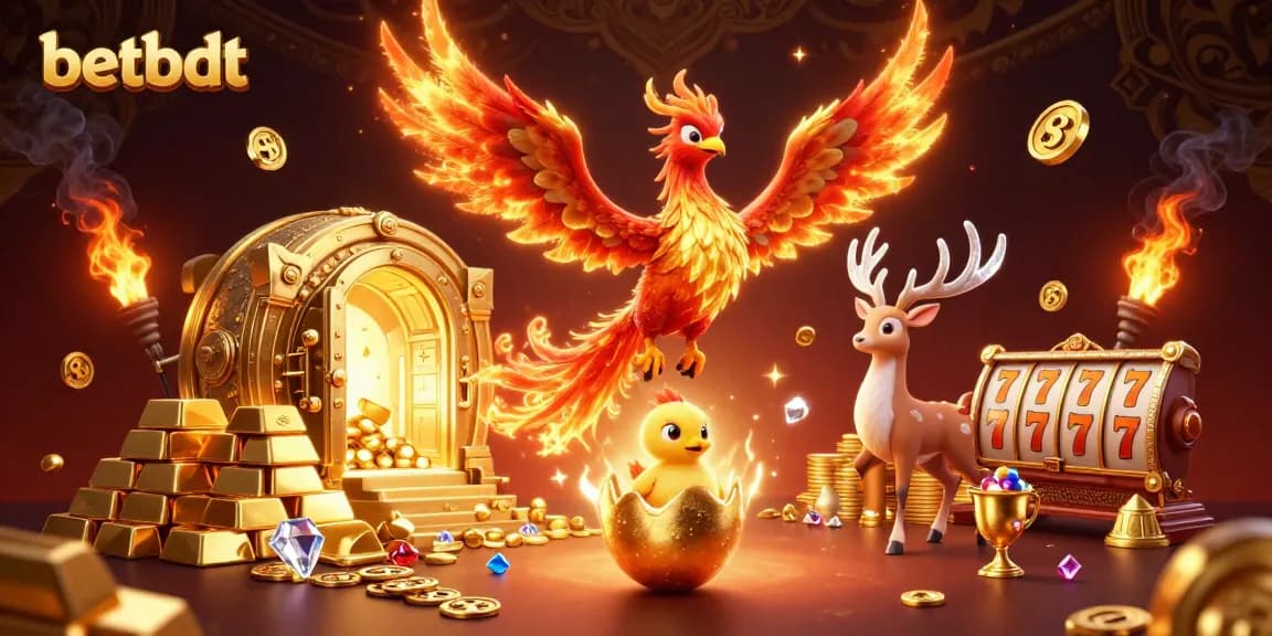 Experience thrill and excitement with the betbdt platform, showcasing vibrant 3D casino elements.