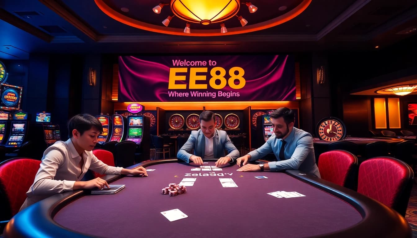 Experience thrilling gameplay at https://ee88a.co.com/ with exciting poker games and casino tables.