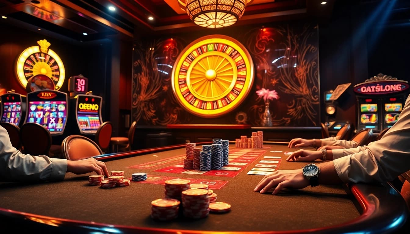 Experience thrilling gameplay at g28 com with vibrant casino scenes and exciting poker moments.
