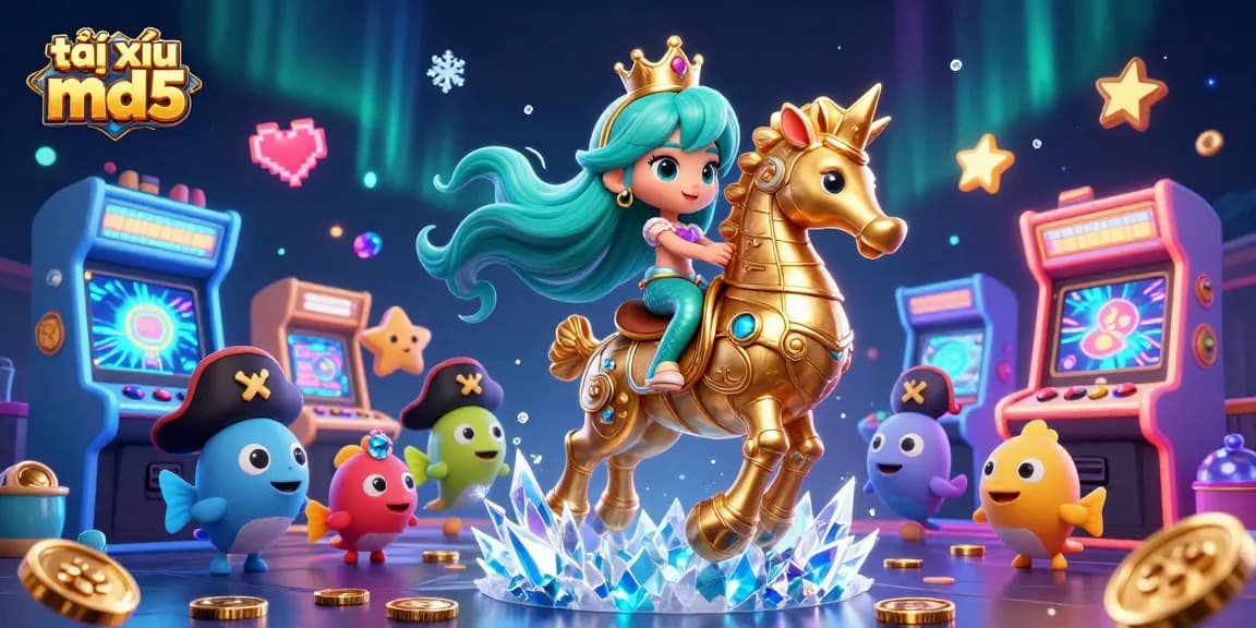 Engage in exciting rounds of tài xỉu md5 with colorful characters and vibrant gaming elements.