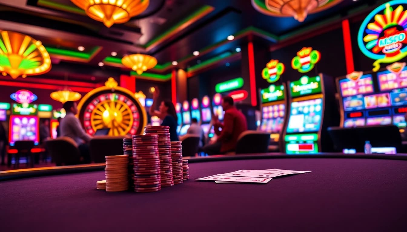 Exciting gameplay at https://mm88.moe/ with poker chips and cards highlighting strategic wins.