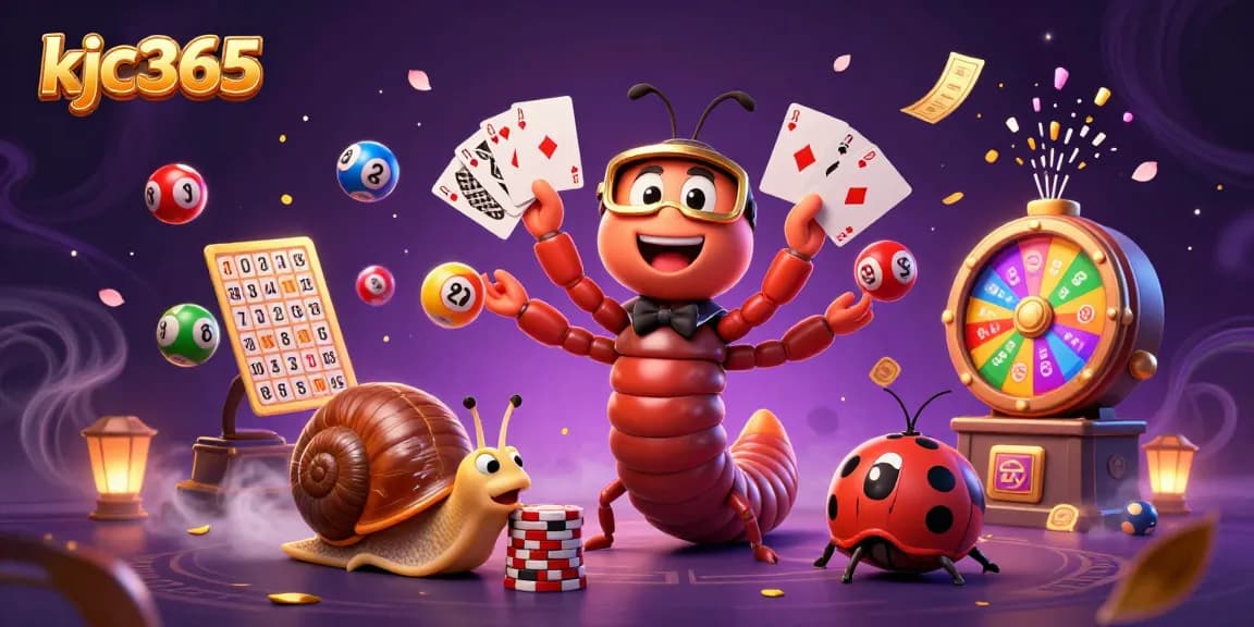Experience thrilling gameplay at kjc365 with an exciting 3D casino scene.