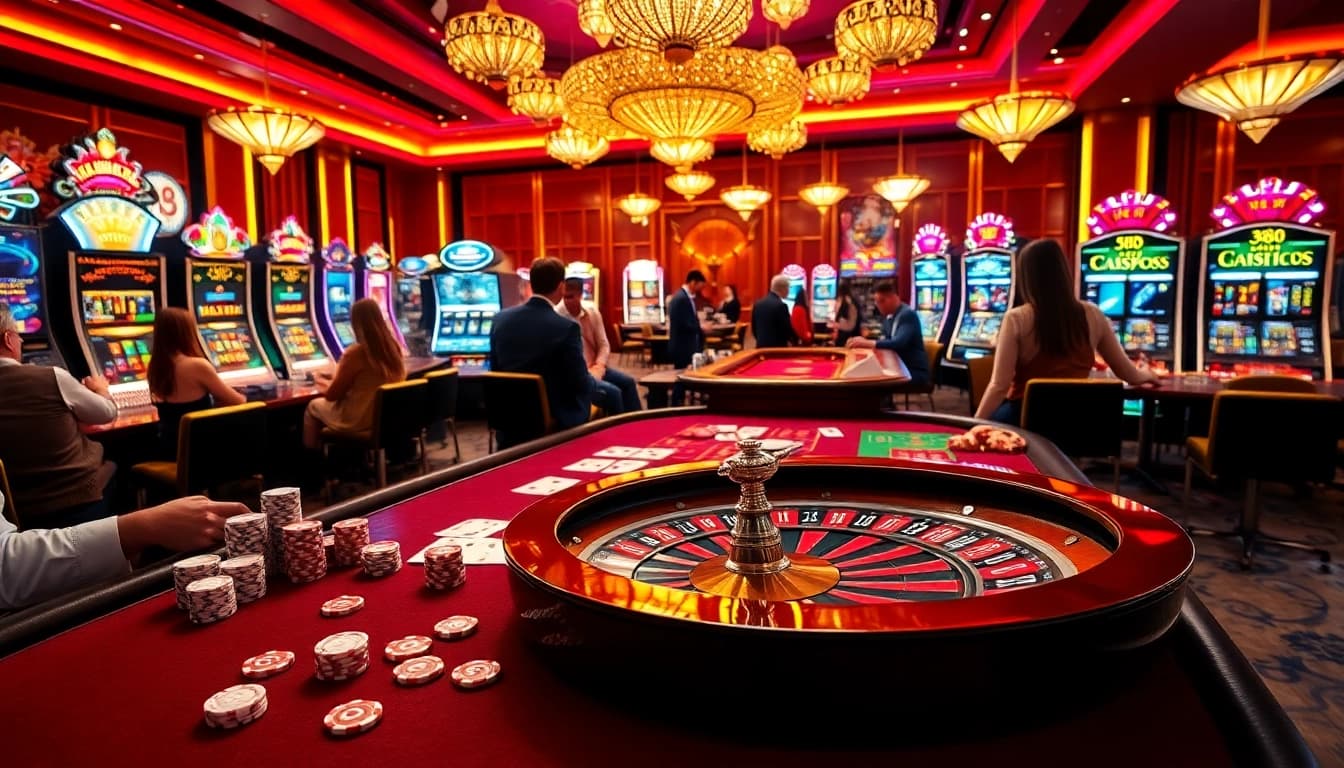 Experience the excitement of 88XX BET with players at a luxurious casino gaming table.