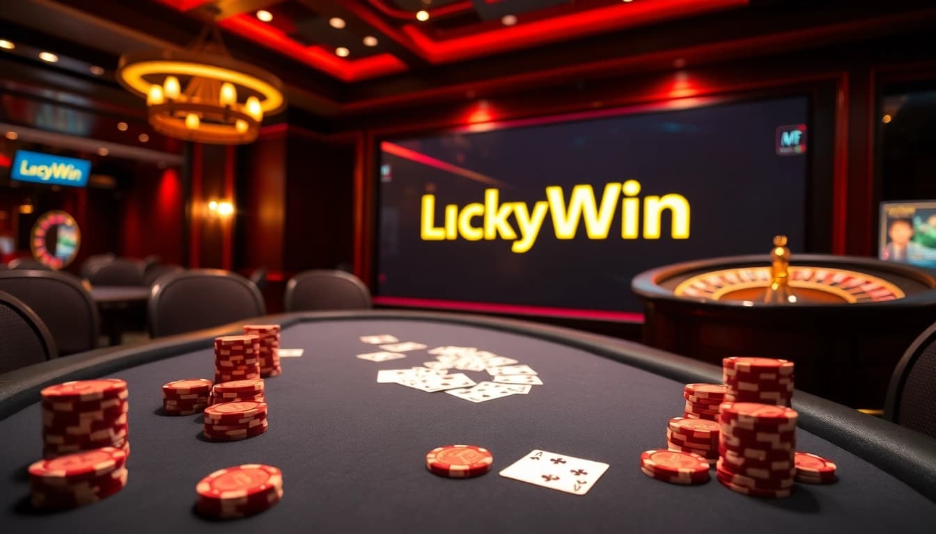 Experience the thrill of winning at LuckyWin's elegant casino with vibrant games and dynamic action.