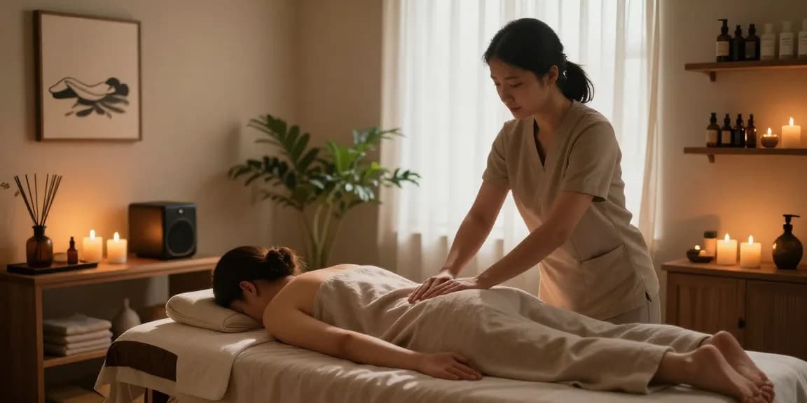 Experience top-notch 성북구출장안마 in a serene spa setting with soothing ambiance and therapeutic elements.