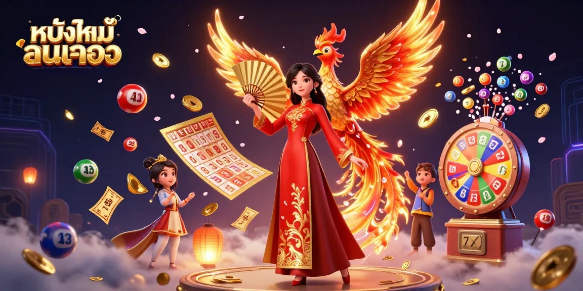 Experience thrilling หนังใหม่ชนโรง with a vibrant scene of captivating characters and dynamic gaming elements.