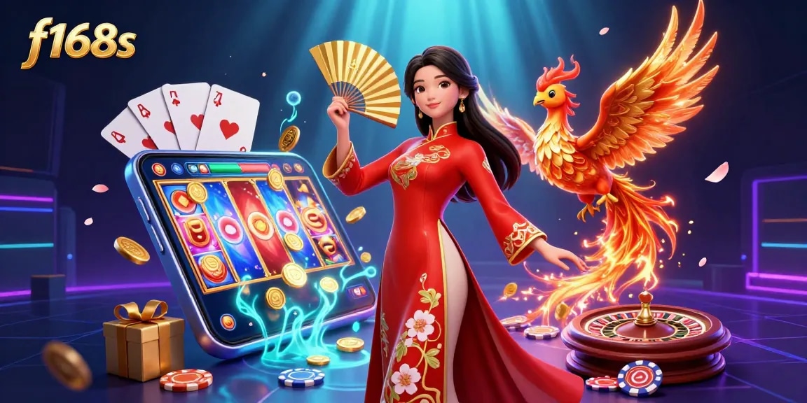 Experience exhilarating games at f168s with colorful slot machines and lucky golden symbols.