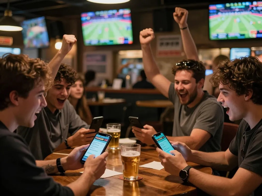 Watch excited sports enthusiasts bet on XX88 app during live games