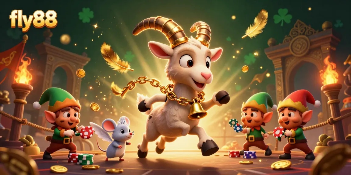 Experience the excitement at fly88 casino as Krampus and friends create a chaotic yet festive atmosphere