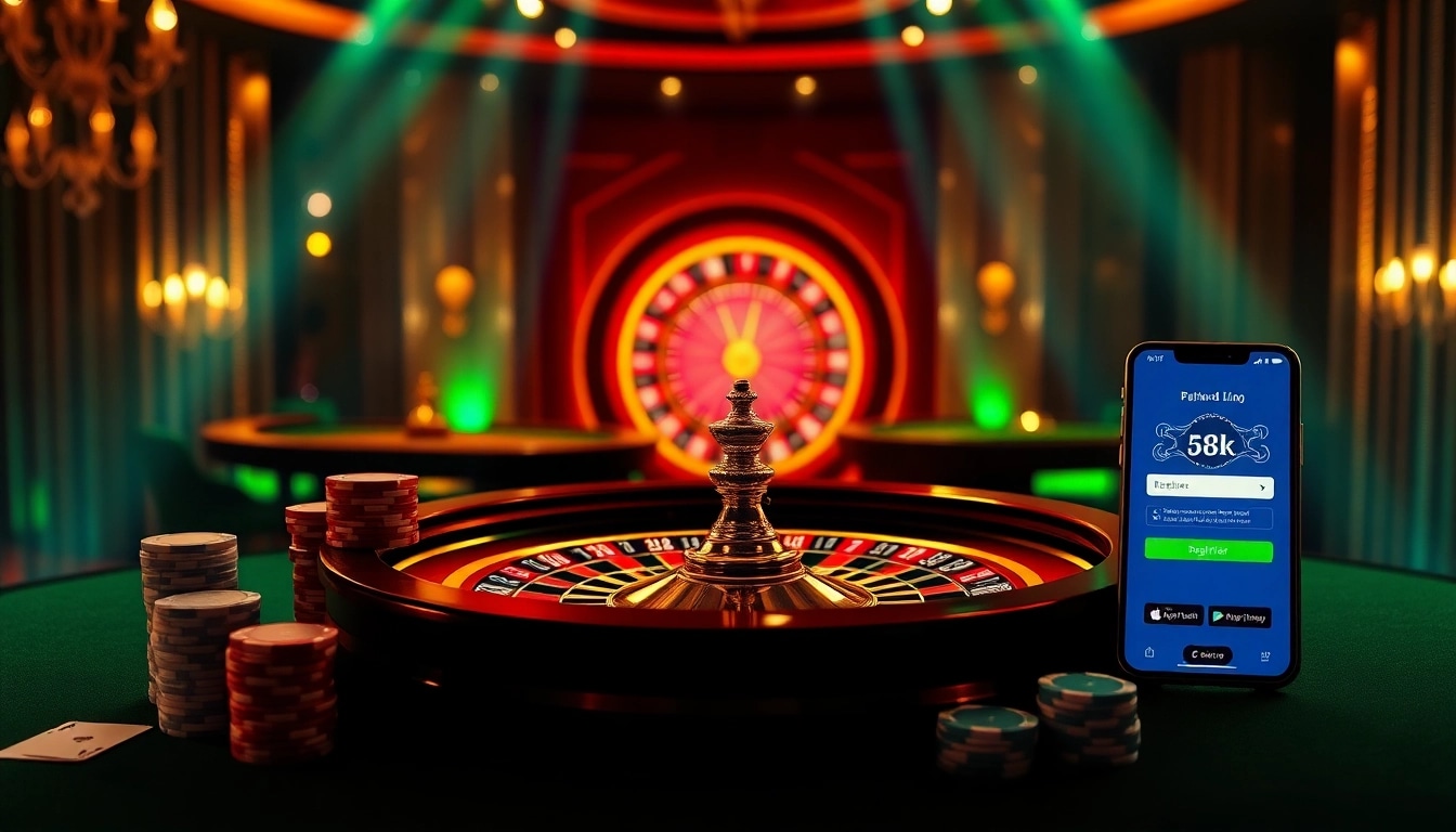 Players engaging in thrilling experiences using the app - đăng ký nhận 58k at a luxurious casino.