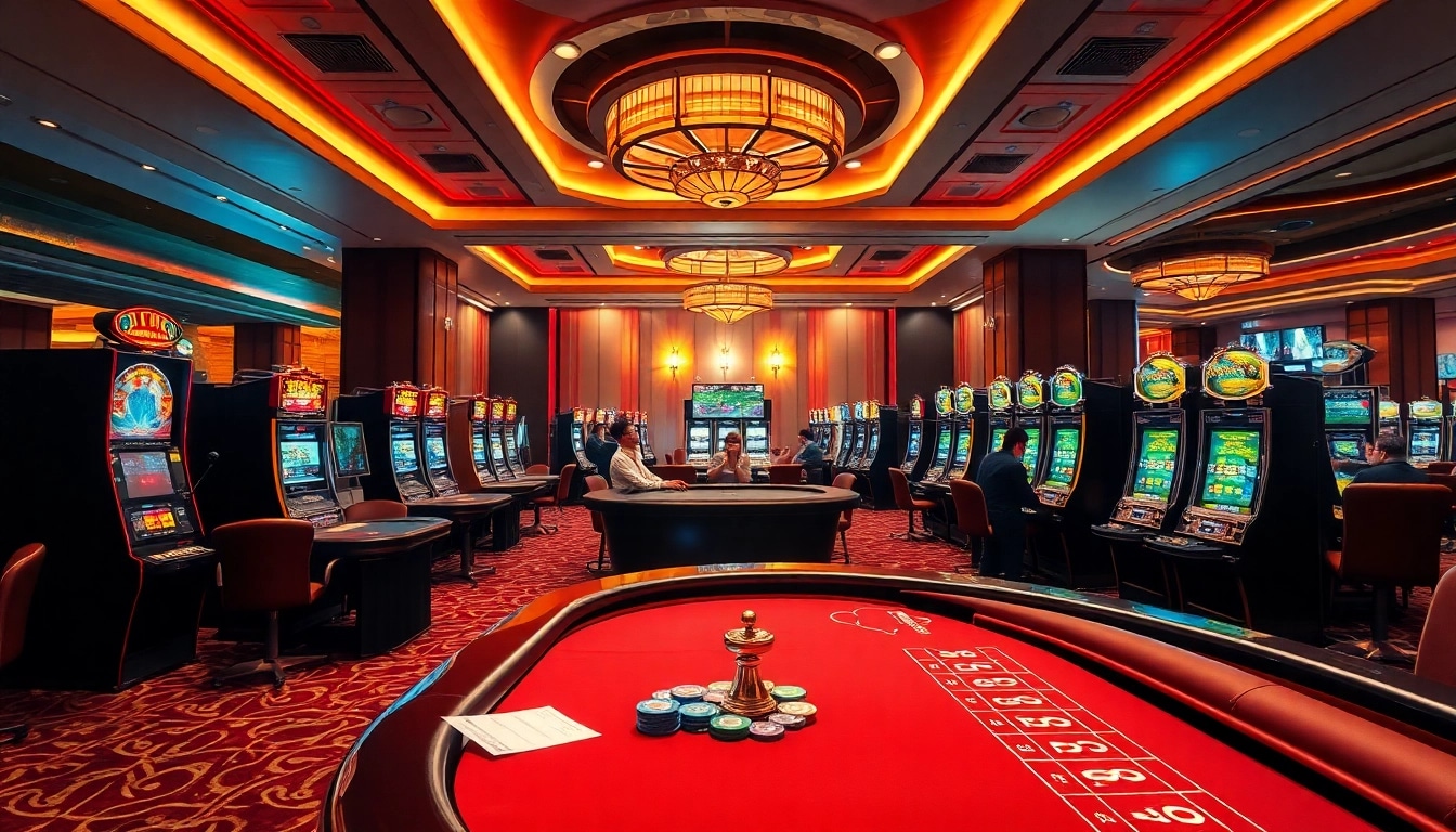 Players enjoying various gambling activities at bong 88's luxurious casino interface.