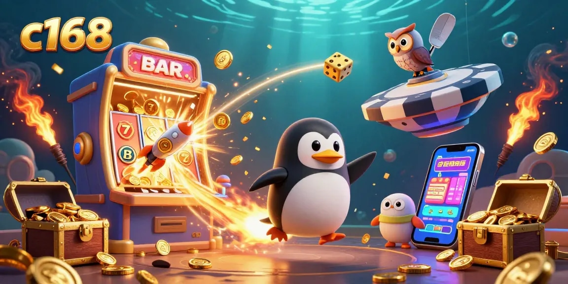 Experience vibrant casino action with c168's jackpot excitement and dynamic gaming elements.
