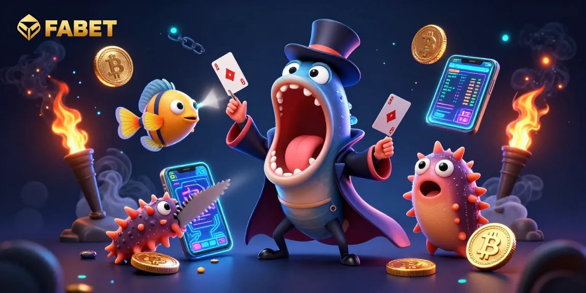Engage with FABET’s dynamic card tricks in an enchanting undersea casino atmosphere.