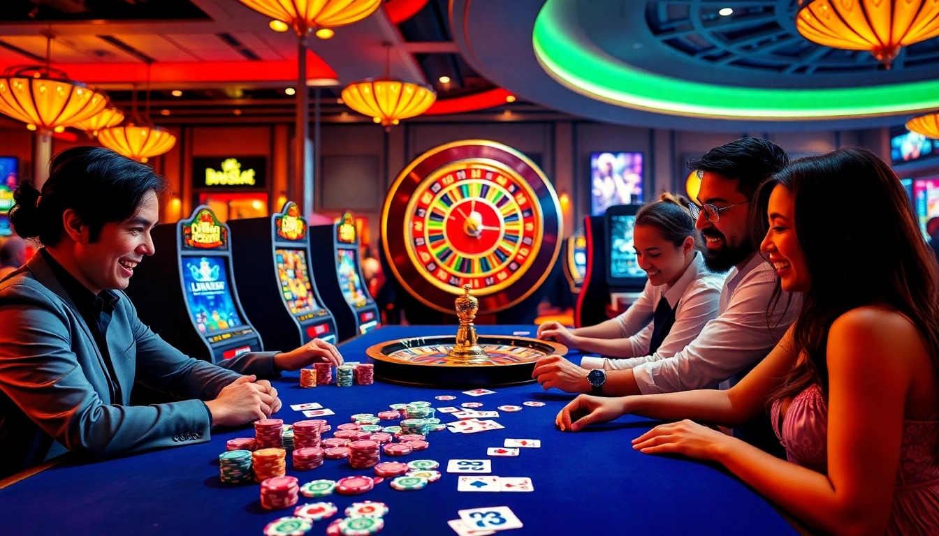 Experience iboslot login as players engage with thrilling casino games and vibrant slot machines.