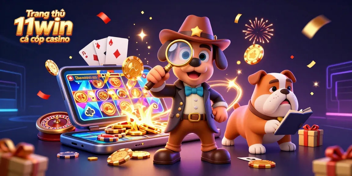 Experience excitement at Trang chủ 11win cá cược casino with a detective clue scene full of games.