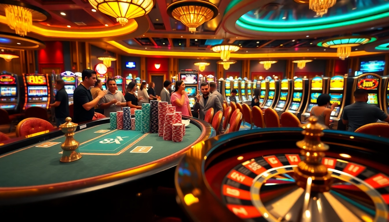 Experience exhilarating gameplay with link 8XX at a luxury casino with vibrant games and exciting atmosphere.