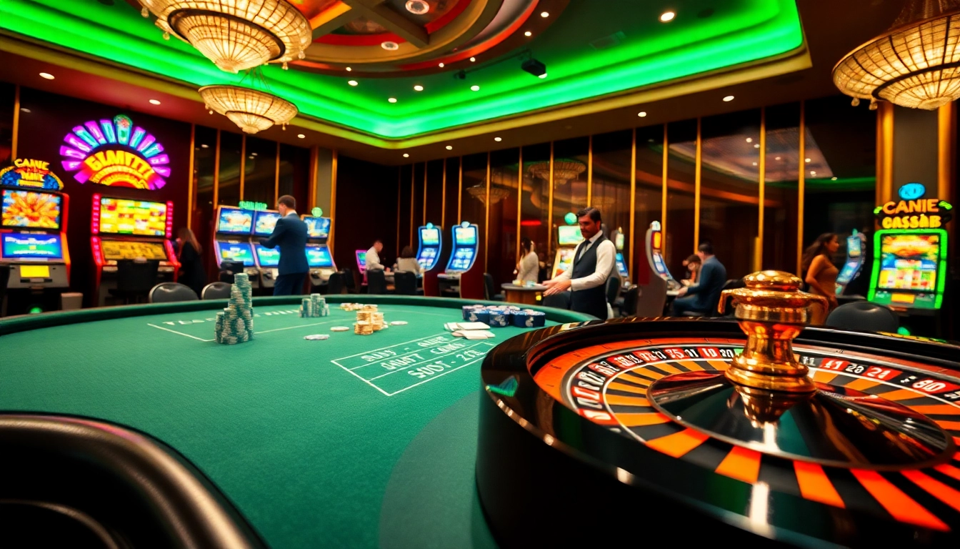 Experience the thrill of bets at nhà cái open88 with vibrant casino scenes and engaging gameplay.